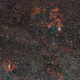RCW 106 and its red glowing clouds / ESO